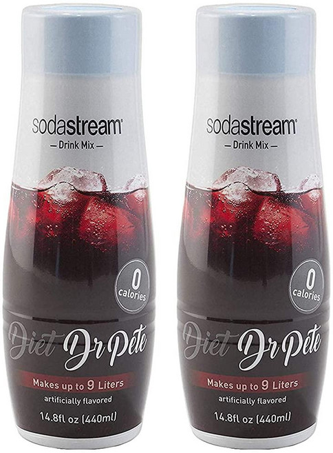 SodaStream Diet 콜라 시럽 470ml(14.8액량 온스), 14.8 Fl Oz (Pack of 2), Diet Dr Pete, 450ml