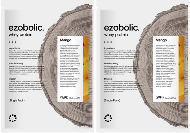 2 WPI [1 28.6g] EZOBOLIC 에조볼릭 유청 단백질 아이솔레이트 개별 포장 봉지, 28.6g