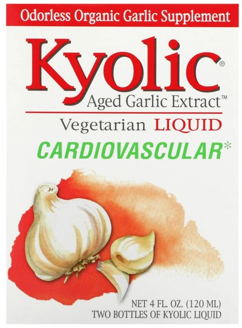 Kyolic 쿄릭 숙성 마늘 추출물 Cardiovascular 리퀴드 60ml x2 액체 키올릭 쿄땡 고약사 약들약 - 쿠팡