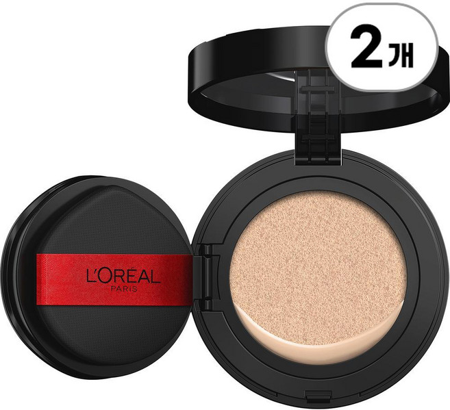 로레알 파리 파운데이션 인팔리블 24H 프레쉬 웨어 쿠션 100 뉴트럴 LOREAL PARIS Foundation Infaillible 24H Fresh Wear Cushion 1, 100 Neutral, 2개