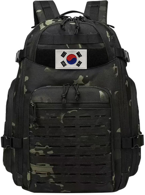 GP신형 전술가방 45L 대용량백팩 밀리터리 군인 군용 군대 전술 공군 로카가방 등산가방, 밀리터리 블랙