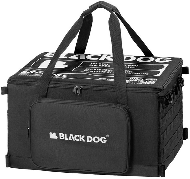 BLACKDOG CW 600D 옥스퍼드 전술 캠핑 가방 51L CBD2450XB016, 1개, 블랙