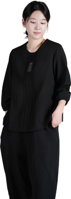 편한생활한복 여자 개량한복 폴리마 자수 한벌