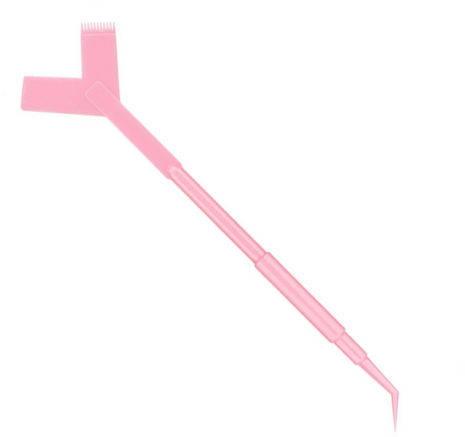 듀얼 핑크 펌스틱 (3개입) 속눈썹 펌 재료, 3개