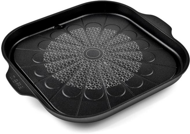 국산 고기 불판 원형 사각, 1개, 31cm