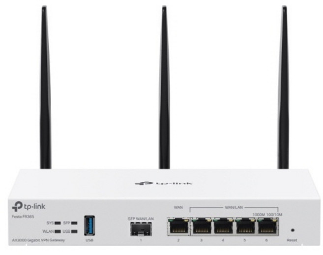 티피링크 AX3000 기가비트 VPN WiFi 게이트웨이 공유기, 1개, Festa FR365