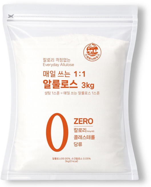알룰로스 분말 설탕대신 1:1 대용량 매일쓰는 알룰로스 감미료, 1개, 3kg