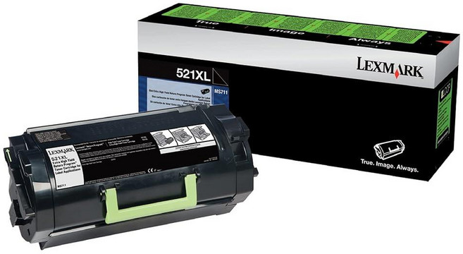 Lexmark 521XL Toner Cartridge - Black