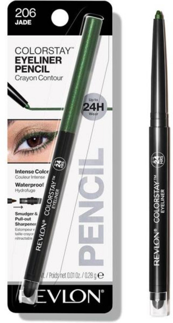 REVLON 레브론 컬러스테이 아이라이너 펜슬 206 제이드 0.28g, 1개