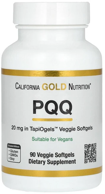 캘리포니아골드뉴트리션 PQQ 20mg 식물성 소프트젤 90정, 1개 - 쿠팡