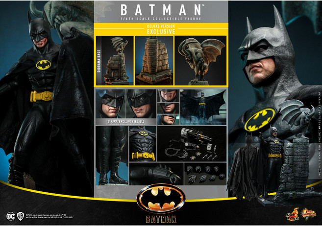 Hot Toys 《蝙蝠俠 1989》蝙蝠車 Deluxe Version 收藏級人偶, 1個, 普版