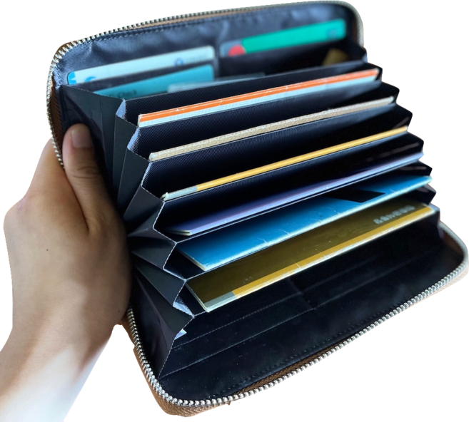 웨얼투투 통장지갑 파우치 정리 케이스