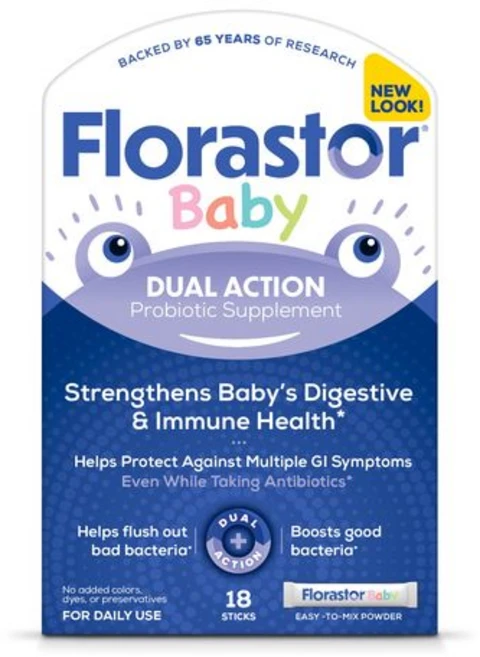 플로라스토 베이비 일일 프로바이오틱 보충제 분말 (우유 Florastor Baby Daily Probiotic Supplement Powder Mixes with Milk, 1개 - 쿠팡