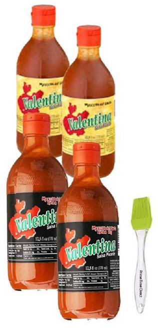 멕시코 발렌티나 멕시칸 핫소스 살사 소스 2종 354g X 4개