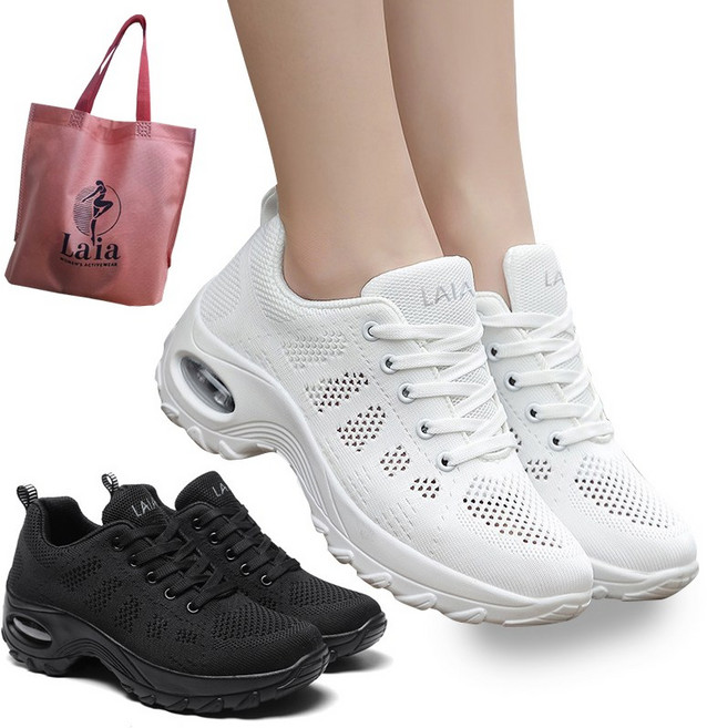 비텐 가벼운 라인댄스화 라인댄스신발 여성댄스화 파우치세트 L815, 화이트, 240.파우치포함