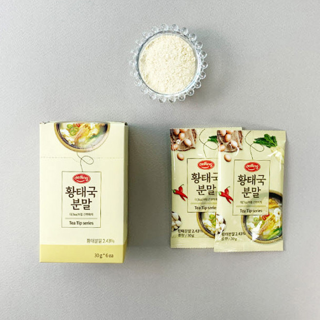 델링 티처럼 간편하게 황태국 분말소스 30g x 6ea 양념소스 찌개양념 캠핑요리 해장국, 6개, 180g