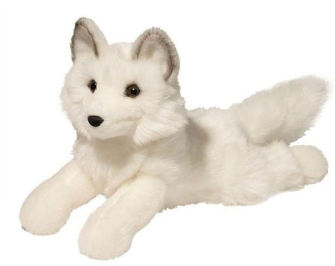 정품++ Douglas Yuki 북극 북극여우 봉제 동물 인형, 정품++ Douglas Yuki 북극 북극여우 봉제 동