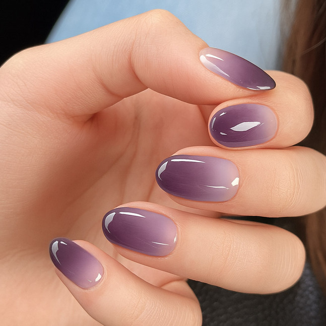 엘씨네일 투명 시럽 네일스티커, 2개, 시럽네일스티커 231. 퍼플아이리스118