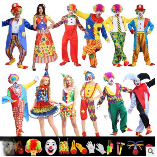 삐에로 인형탈 대형 행사 광대 의상 행사 인형옷 옷