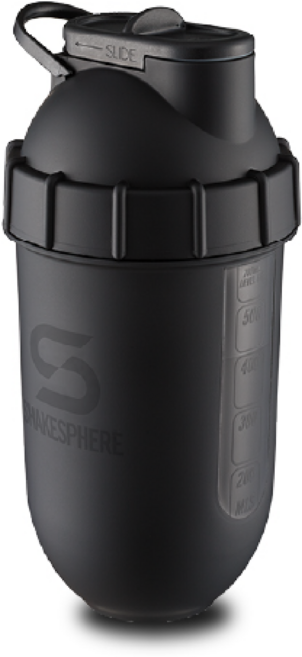 쉐이크스피어 프로틴쉐이커 쉐이크통 물통 물병 보틀 텀블러, 뷰 매트블랙, 700ml, 1개