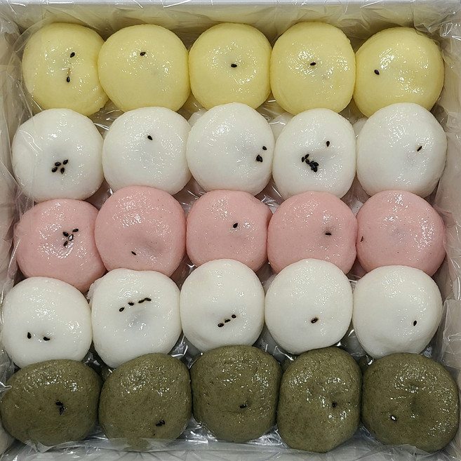 기정떡 잔기지떡 술떡 답례떡 4색 3색, 30개, 30g