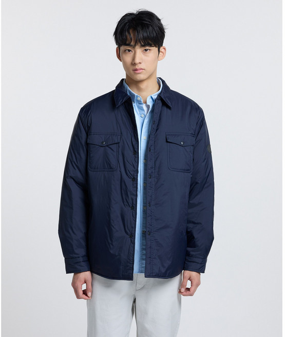 [STCO] 남성 봄 간절기 아우터 유틸리티 나일론점퍼 3M 신슐레이트 베이직핏 네이비