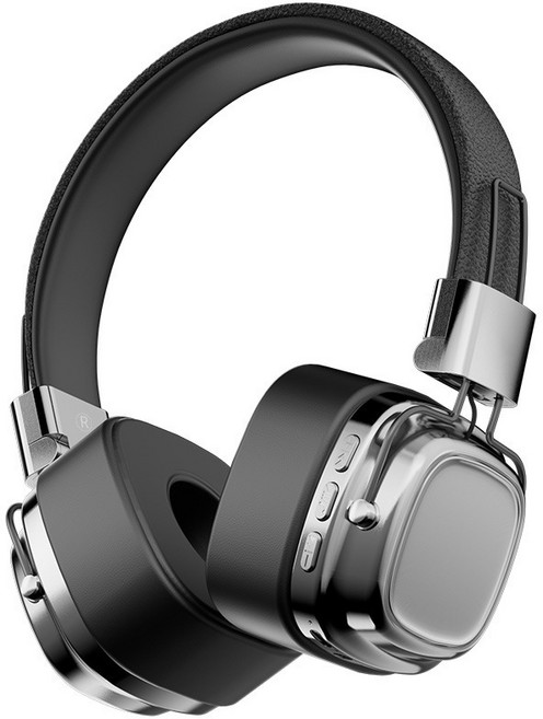 BIKASU 노이즈 캔슬링 블루투스 헤드폰 유선 무선 겸용 헤드폰 음악 통화마이크 C타입충전 TF카드지원, 321, 블랙