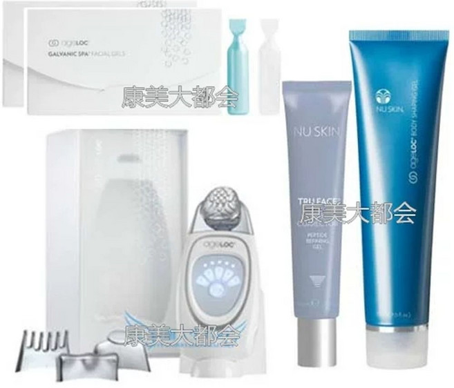 뉴스킨 갈바닉 스파 스킨케어 미용기기 관리 II 기기 홈케어 에이징 트렌디, L. 4세대 스파 세트 3, 1