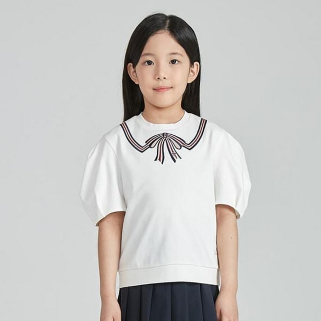 닥스키즈 아이코닉 모티브 볼륨반팔티 DTM10TR61M IV_P415960323