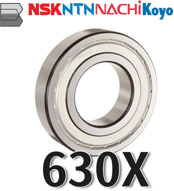 비비씨스토어 일제 볼베어링 6300 6301 6302 6303 6304 6305 ZZ 철제커버 NSK NTN NACHI KOYO 베어링 소형 미니 볼 베아링 산업용 기계 수리 부품, ZZ/철제커버 6300, 1개