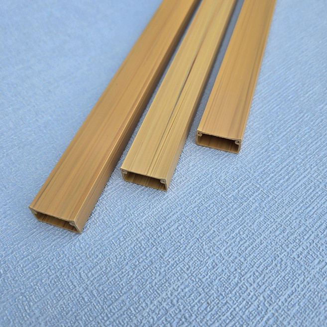국산 PVC 사각몰딩 사각몰드 2호 전선보호 케이블정리 배선작업 쫄대, 우드색