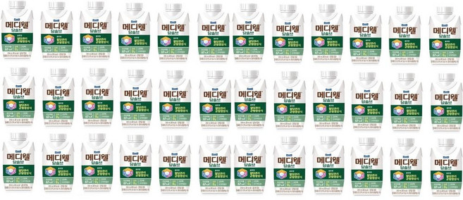 메디웰 당솔브 호두맛 200ml 36개 건강한 간식 아침대용, 7.2L, 7세트