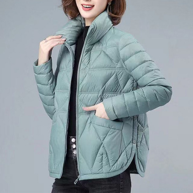 TKX 경량패딩 여성 겨울 방풍 보온 재킷 가볍고 따뜻한 누빔 깔깔이점퍼