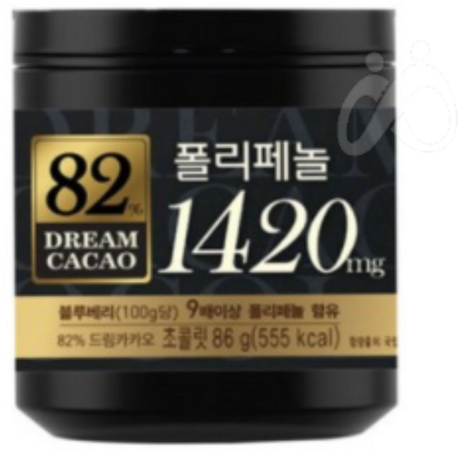롯데웰푸드 드림카카오 82%, 86g, 1개