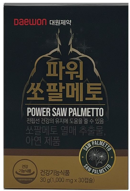 대원제약 파워 쏘팔메토 전립선 건강, 1개, 30정