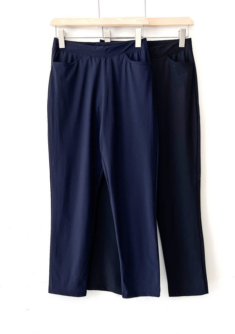 투엘 여름신상 국내산 기본 밴추리 아이스 9부 밴딩바지 엄마바지 빅사이즈 슬랙스