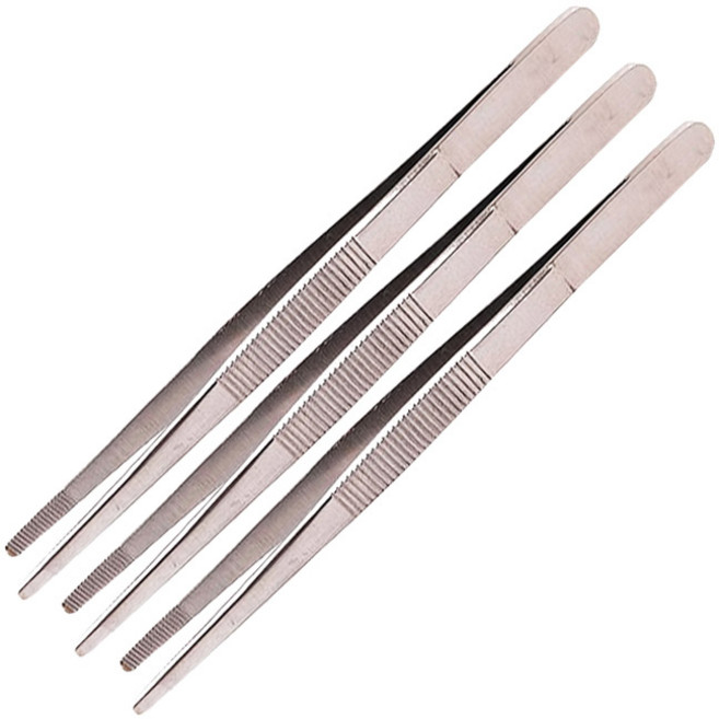 ARMICO 의료용 드레싱 핀셋 14cm, 3개
