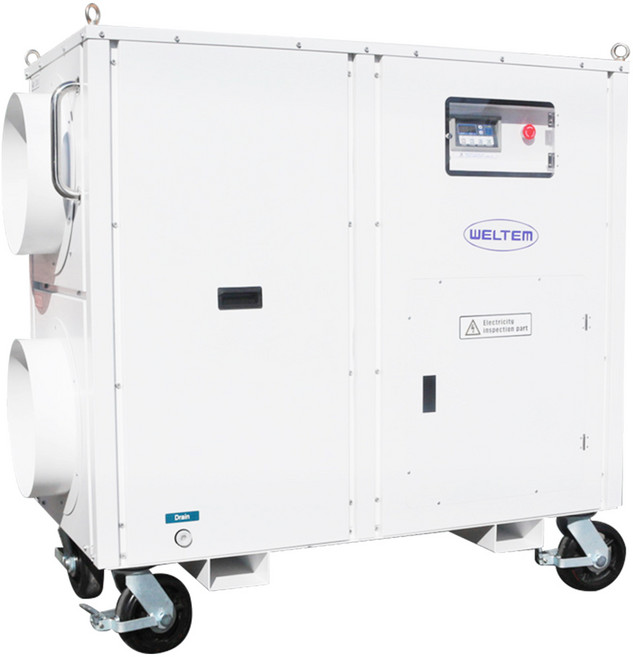 웰템 산업 업소용 대형에어컨 WPC-18003 57형 (+공기질측정기 온도습도계 플랙시블 자바라 무료 증정)