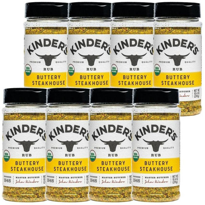 Kinder's 킨더스 버터리 스테이크하우스 시즈닝 295g, 8개