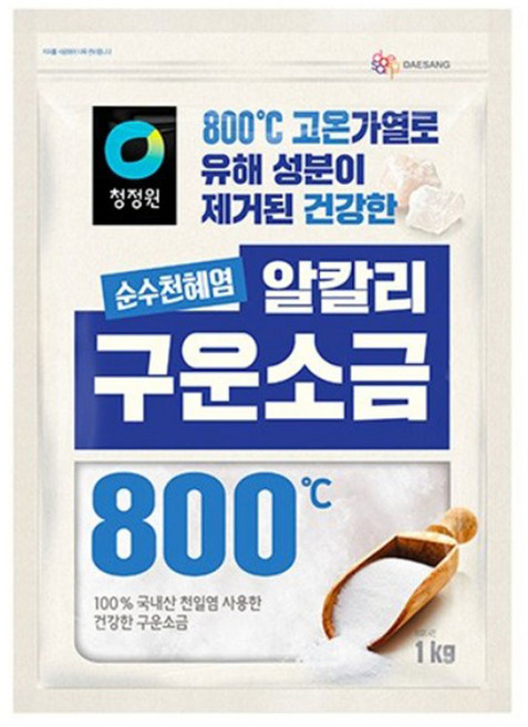 청정원 구운소금, 1kg, 1개