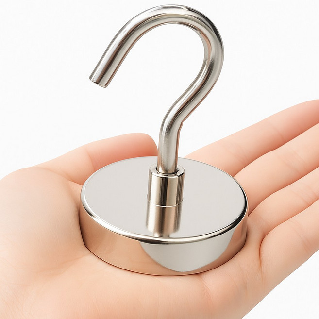 네오디움 초강력 고리자석 자석 특대형 60mm, 1개, 철