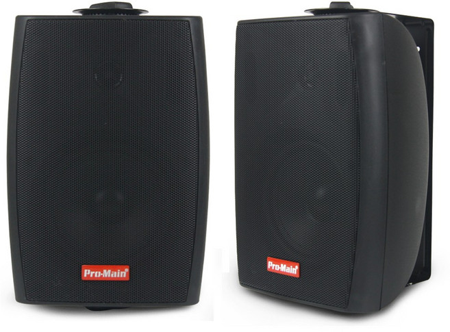 프로메인 매장용스피커 MS-600 6인치 200W 패션스피커 카페 가정용 업소용 2개 1조 세트, MS-600(블랙)