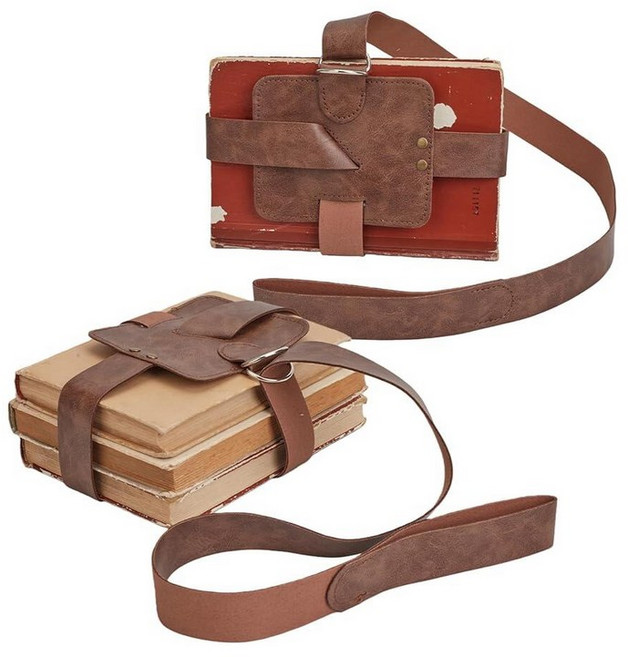 NICENEEDED 조절 가능한 책 스트랩 캐리어 10.2 x 12.7 x 134.6cm(4 x 5 x 53인치) 가죽 책 홀스터 벨트 홀더 독서 애호가를 위한 르네상스 숄, 2