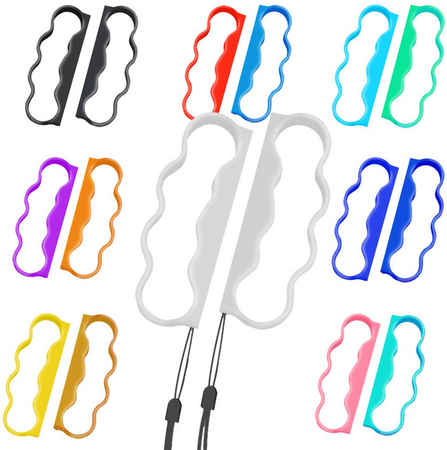 닌텐도 스위치 조이콘 그립 스트랩 피트니스 복싱 너클 아키토모, 핑크블루, 1개