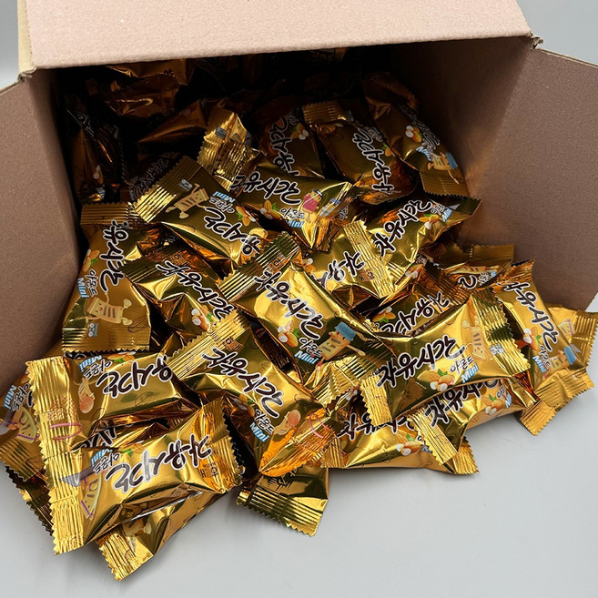 해태 미니 자유시간 아몬드 간식용 초콜릿 초코바 x 50봉(개별포장), 1개