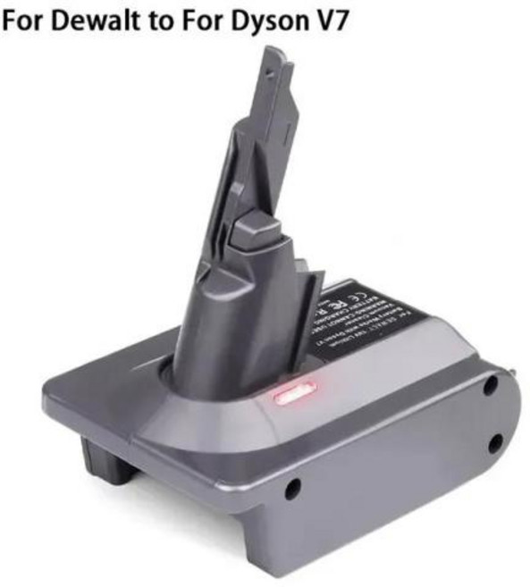 배터리 어댑터 변환기 Makita Dewalt Milwaukee Bosch Einhell Ryobi Dyson V6 V7 V8 진공 청소기 도구 DC58, 07 For Dewalt to V7, 1개, 7) For Dewalt to V7, 7) For Dewalt to V7
