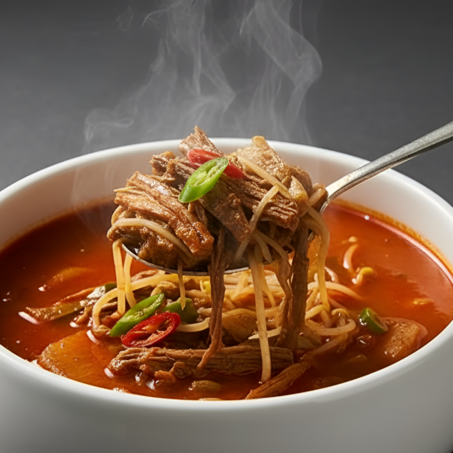 유비푸드 프리미엄 대파 육개장, 140g, 5개