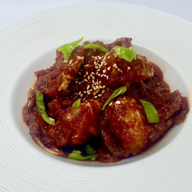 한입 쏙 양념 금게장, 350g, 1개