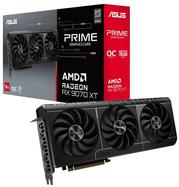 [CTK] AMD 에이수스 PRIME 라데온 RX 9070 XT PRIME OC D6 16GB 관부가세포함, ASUS PRIME 마스터