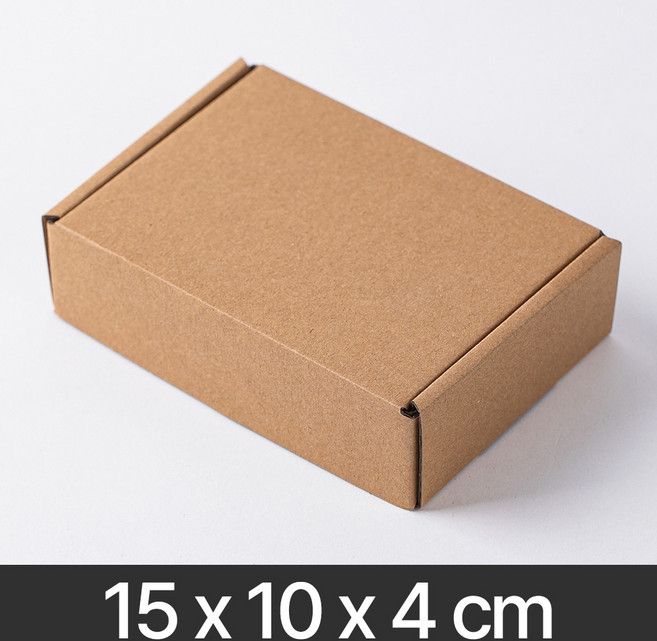 C형 택배상자 크래프트 선물상자 15x10x4cm, 10개, 크라프트